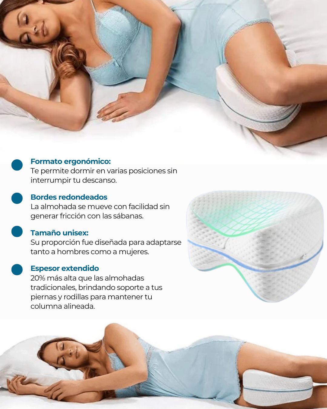 CIALUX - La almohada que "apaga" el dolor de ciática
